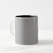 2 Couleurs Tasse d'illustration de cheval - citation Arabe (Devant gauche)