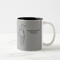 Tasse d'illustration de cheval - citation Arabe