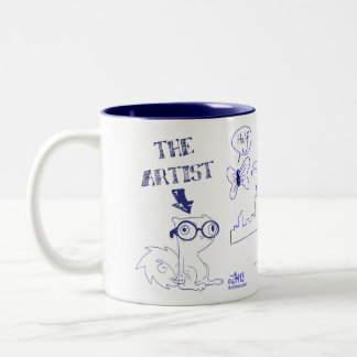 2 Couleurs Tasse d'illustration de Pilz-E