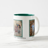 2 Couleurs Tasse d'image de famille (Devant droit)
