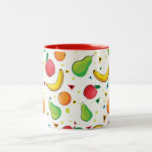 2 Couleurs Tasse d'impression d'amusement de fruit frais (Centre)