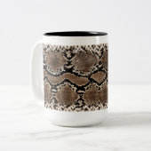 2 Couleurs Tasse d'impression de peau de serpent (Devant gauche)