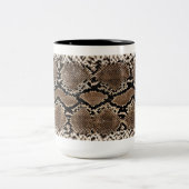 2 Couleurs Tasse d'impression de peau de serpent (Centre)