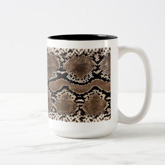 2 Couleurs Tasse d'impression de peau de serpent (Droit)