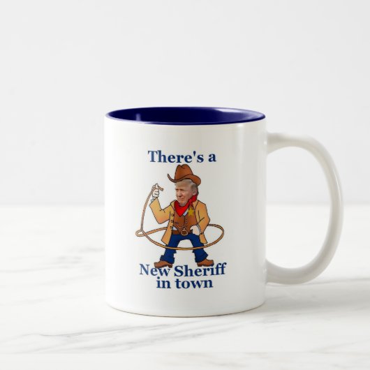 2 Couleurs Tasse d'INAUGURATION d'ATOUT (Droit)