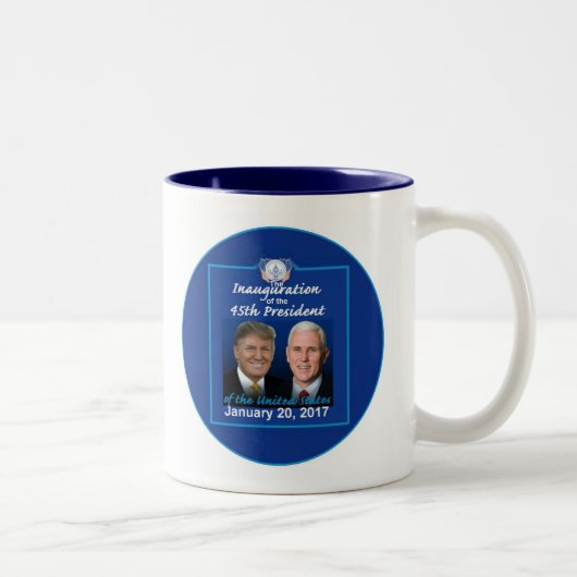 2 Couleurs Tasse d'INAUGURATION d'ATOUT (Droit)