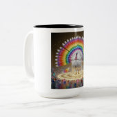 2 Couleurs Tasse Dinde Symphonie (Devant gauche)