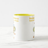 2 Couleurs Tasse d'infirmière d'Abeille-utiful (Centre)