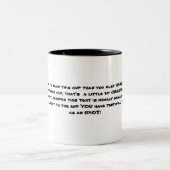 2 Couleurs Tasse d'insulte (Centre)