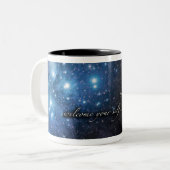 2 Couleurs Tasse d'intégrité de Pleiadian (Devant gauche)
