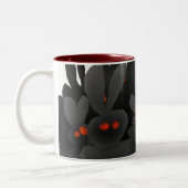 2 Couleurs Tasse d'invasion de lapins (Gauche)
