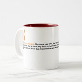 2 Couleurs tasse d'iWise (Devant gauche)