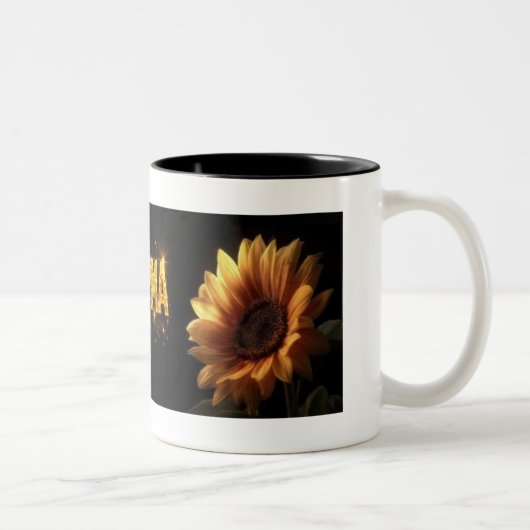 2 Couleurs Tasse DJ Fière Maman (Droit)