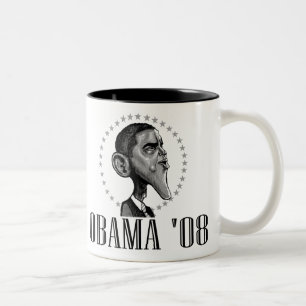 2 Couleurs Tasse d'Obama '08