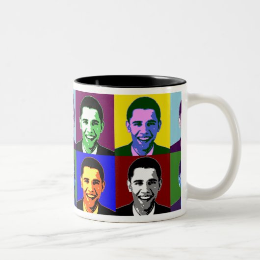 2 Couleurs Tasse d'Obama Rama (Droit)