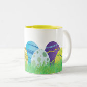 2 Couleurs Tasse d'oeufs de pâques (Devant droit)