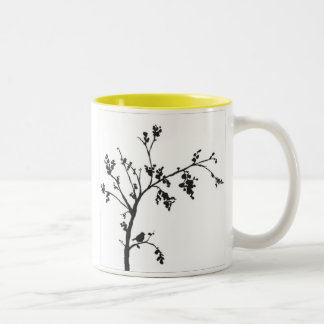 2 Couleurs tasse d'oiseau de matin