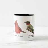 2 Couleurs Tasse d'oiseaux (Centre)