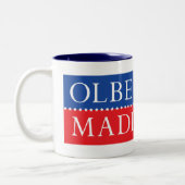 2 Couleurs Tasse d'Olbermann Maddow (Gauche)