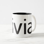 2 Couleurs Tasse d'Olivia (Devant droit)