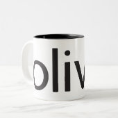 2 Couleurs Tasse d'Olivia (Devant gauche)
