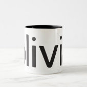 2 Couleurs Tasse d'Olivia (Centre)