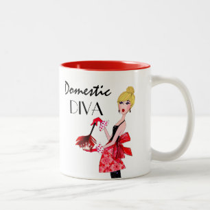 2 Couleurs Tasse domestique de diva