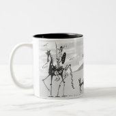 2 Couleurs Tasse Don Quichotte (Gauche)