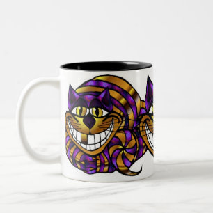 2 Couleurs Tasse d'or de chat de Cheshire