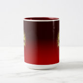2 Couleurs Tasse d'or de crâne (Centre)