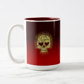 2 Couleurs Tasse d'or de crâne (Gauche)
