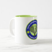 2 Couleurs Tasse d'or de raquettes (Devant gauche)