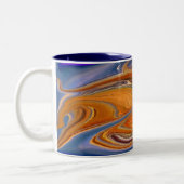 2 Couleurs Tasse d'or de vagues (Gauche)