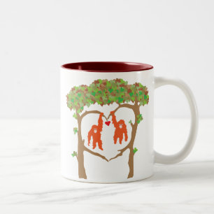2 Couleurs Tasse d'orang-outan