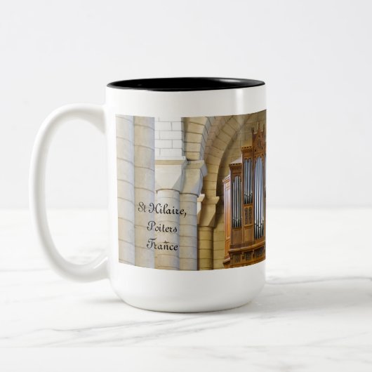 2 Couleurs Tasse d'organe de Poitiers (Gauche)