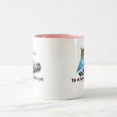 2 Couleurs Tasse d'original de chat de clavier (Centre)