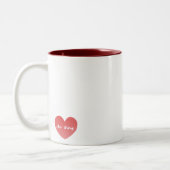 2 Couleurs Tasse douce d'amour (Gauche)
