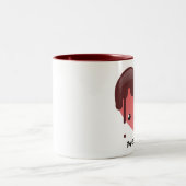 2 Couleurs Tasse douce d'amour (Centre)