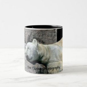 2 Couleurs Tasse d'ours blanc de sommeil
