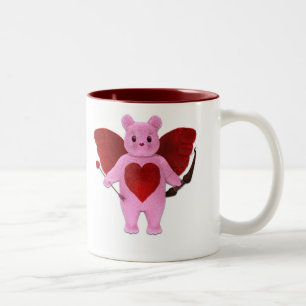 2 Couleurs Tasse d'ours de cupidon