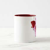 2 Couleurs Tasse d'ours de cupidon (Centre)