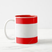 2 Couleurs Tasse Drapeau Autriche (Gauche)