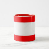 2 Couleurs Tasse Drapeau Autriche (Centre)