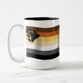 2 Couleurs Tasse Drapeau de la Fraternité de l'Ours (Gauche)