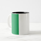 2 Couleurs Tasse Drapeau Italie (Devant gauche)