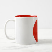 2 Couleurs Tasse Drapeau Japon (Gauche)
