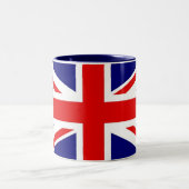 2 Couleurs Tasse Drapeau Royaume-Uni (Centre)