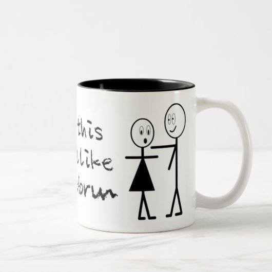 2 Couleurs Tasse drôle de chloroforme (Droit)