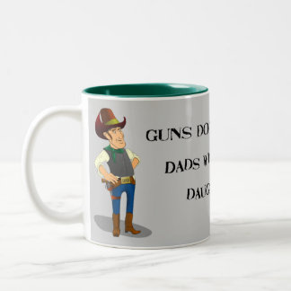 2 Couleurs Tasse drôle de fête des pères de Dadism