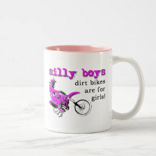 2 Couleurs Tasse drôle de moto cross moto sale pour garçons H